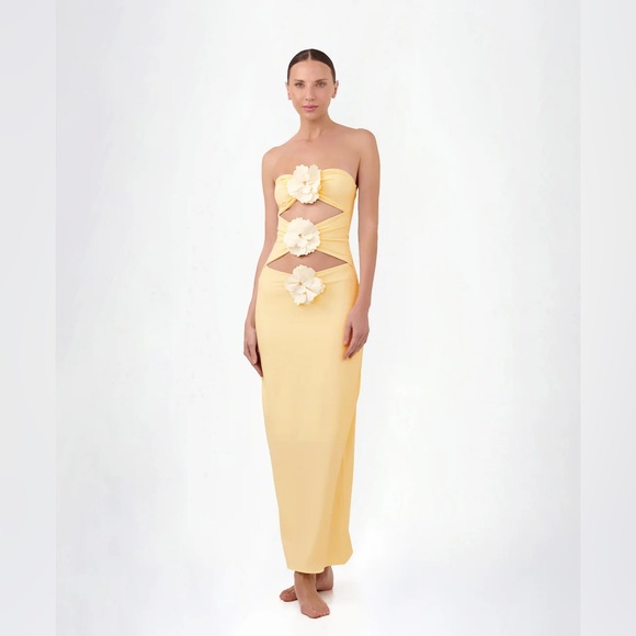 Bahía María Dresses & Skirts - BAHIA MARIA MAIA DRESS IN BUTTERCREAM, SIZE SMALL